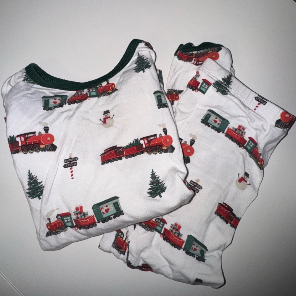 Kyte Baby Train Print Pajamas